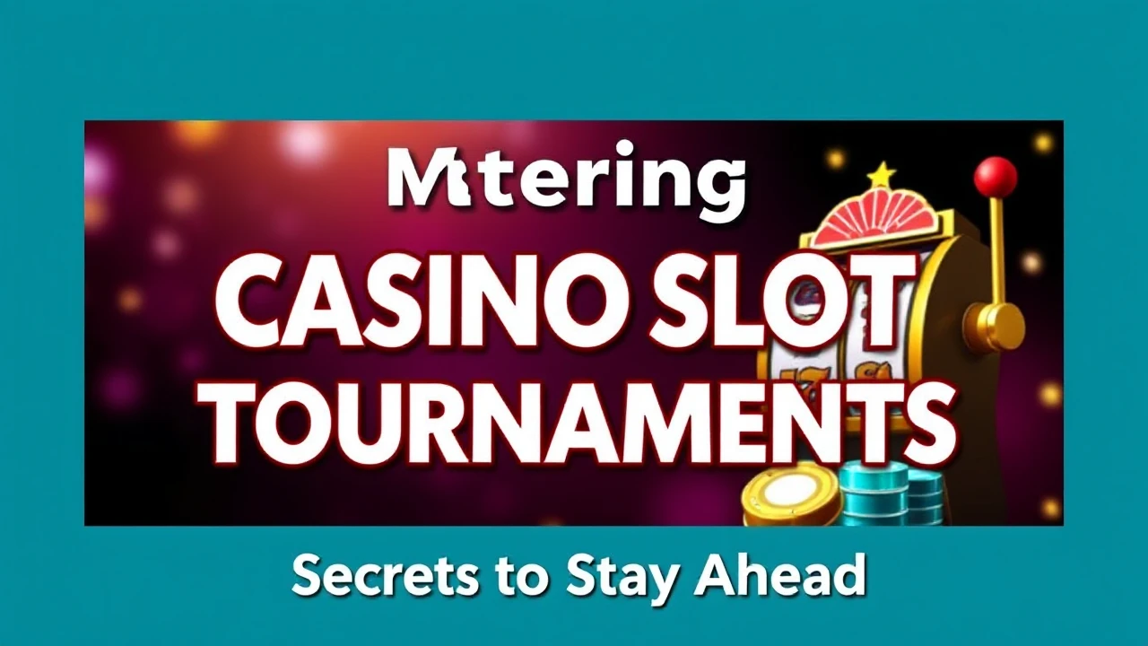 Mastering Casino Slot Tournaments: Secrets to Stay Ahead